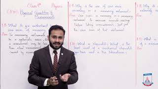 Class 9 - Physics - Chapter 1 - Lecture 14 - Short Questions (1.8 to 1.13) - Allied Schools