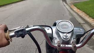 Riding My 1968 Moto Guzzi V7 700 Motorcycle after Sleeving Cylinders and Installing New Pistons