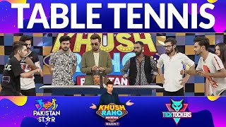 Table Tennis | Khush Raho Pakistan Season 7 | TickTockers Vs Pakistan Stars | Faysal Quraishi Show
