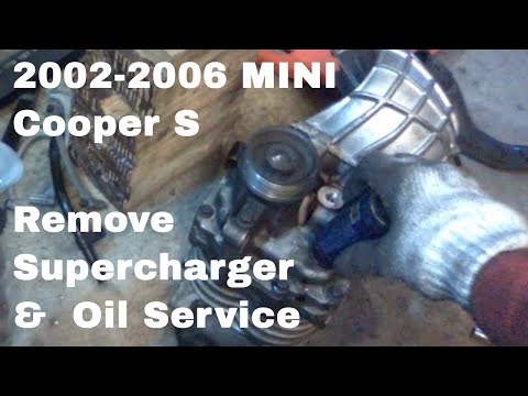 MINI Cooper S Supercharger Removal & Oil Service R53 Eaton M45 MINI Cooper S Supercharger Removal & Oil Service R53 Eaton M45