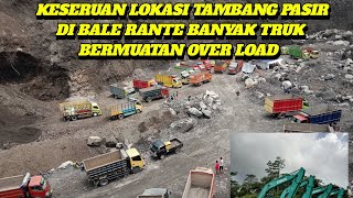 SUASANA LOKASI TAMBANG PASIR DI LERENG MERAPI YANG BERADA DI BALERATE