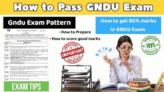 How to Pass in GNDU Exams 2023 😱🔥|| Gndu Exam Tips \u0026 Tricks || How to score good marks in Gndu Exams