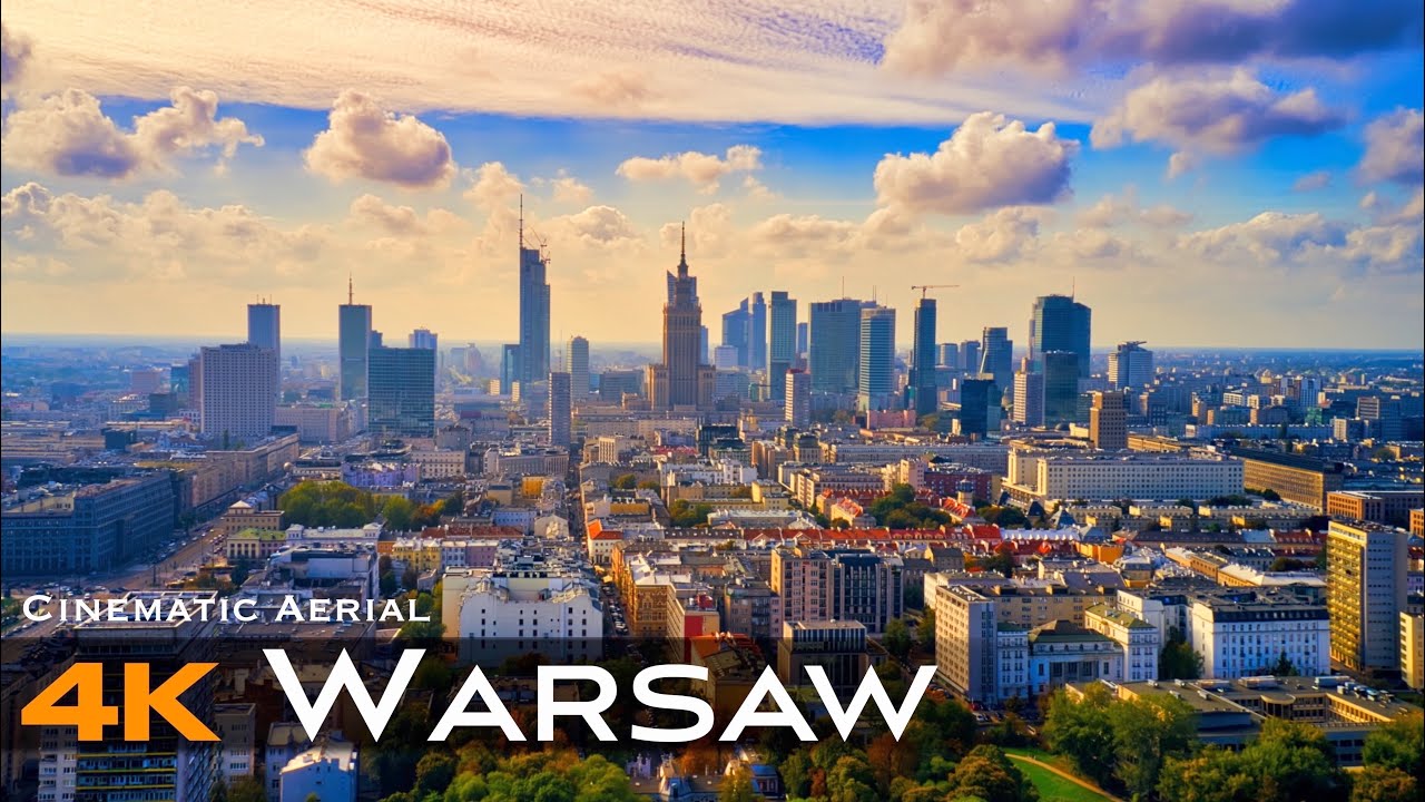 WARSAW 🇵🇱 Warszawa 2024 Drone 4K Aerial | Poland Polska - YouTube