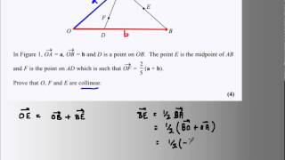 Vectors - Collinear Vectors problem 1