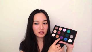 [JFM_LoveBeauty] MUFE 15 Artist Shadow Palette First Impression \u0026 Review