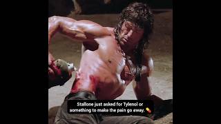 Sylvester Stallone's Rambo Stunt: Visiting a Hospital with Movie Wound... - #shorts #short