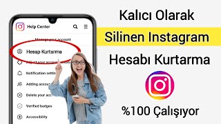 Kalıcı Olarak Silinen Instagram Hesabı Kurtarma |  Silinen Instagram Hesabı Nasıl Kurtarılır 2024