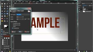 GIMP Tutorial: Glossy Text - 3D - Borders - Shadows
