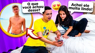 TESTEI A FIDELIDADE DA ISA COM O CRUSH E DESCOBRI ALGO !