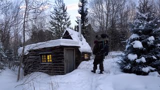 A man found an old hut in the forest and put it in order. Day 5