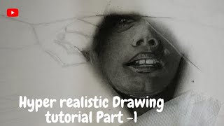 hyper realistic drawing part - 1 | art tutorial for beginners | pencil shade drawing | asmr male
