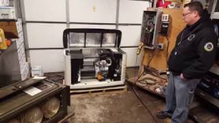 GENERAC 16KW MN 6461-1 SN 9869517