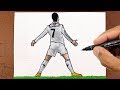 COMO DESENHAR CRISTIANO RONALDO CR7