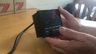 The PCB1 Temperature controller- Pattern Button