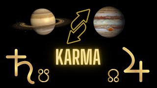 The Intersection of Karma and Astrology: Understanding Saturn, Jupiter, North Node, and South Node