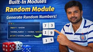 Random Module in Python | Complete Tutorial in Telugu 🎯