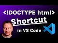 doctype resolve in vs code! how to resolve doctype html in vs code! Emmet in Visual Studio Code