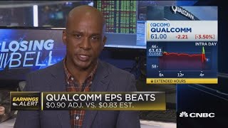 Qualcomm CEO comments on earnings report