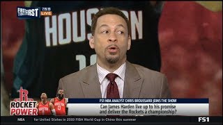 FIRST THINGS FIRST | Chris Broussard ANALYSIS Harden: 