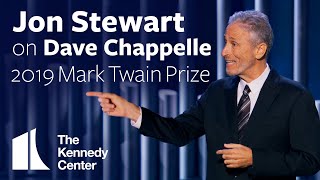 Jon Stewart on Dave Chappelle | 2019 Mark Twain Prize | Watch on Netflix