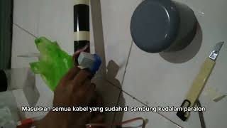 Langkah-langkah Pembuatan wadah lampu otomatis (Smart Lamp) dengan bahan sederhana