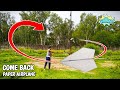 Come Back Paper Plane Easy | Boomerang Paper Airplane | Returning Paper Airplane | Paper Planes