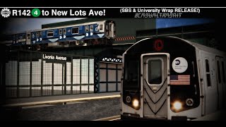 OpenBVE Release - SBS \u0026 University Wrap R142 (4) Shuttle to New Lots Ave!