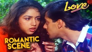 Salman Khan Romantic Scene | Love Hindi Movie | Revathi, Amjad Khan | HD1080p