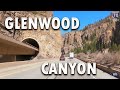 Scenic drive through the Glenwood Canyon, Colorado, I-70