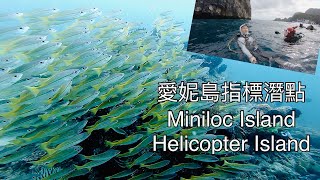 愛妮島潛旅Elnido dive trip [Miniloc Island] [Helicopter Island] 一日三潛 1day3dives