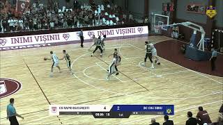 LNBM MOZZART 2022-2023: Rapid București - BC CSU Sibiu (BRONZE, Game 5)