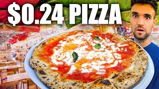 LIVING on WORLD'S BEST PIZZA for 24 HOURS!