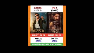 Kisi Ka Bhai Kisi Ki Jaan Vs Ponniyin Selvan 2 Movie Comparison #shorts #kisikabhaikisikijaan #ps2