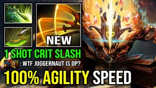 100% FULL AGILITY SPEED 1 Shot Crit Slash Unkillable - NEW 7.37 Juggernaut Hit Like a Truck Dota 2