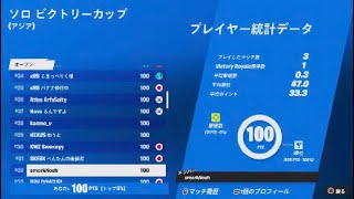 PS5勢がソロビクトリーキャッシュ決勝32位！100＄ 【Fortnite/フォートナイト】