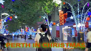 Exploring the Stunning Christmas Lights in Perth City | Festive Vibes with Friends!