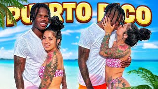 TRAVIS HUNTER GIRLFRIEND LEANNA SURPRISES HIM FOR HIS BIRTHDAY (Puerto Rico)