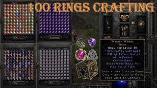 How to Craft 100 Rings Blood  in Diablo 2 Resurrected A Guide to Maximizing Results