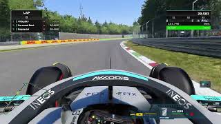 Italy Hotlap in F1 22! | 1:21:079