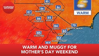 FIRST ALERT: Warm and muggy for Mother’s Day weekend