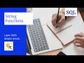 Important String Functions/CONCAT()/REVERSE()/REPLACE()/UPPER()/LOWER()/SUBSTRING()/FORMAT()/SQL