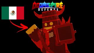 This would be MR.DOOMBRINGER's voice in Spanish - Doomspire Defense