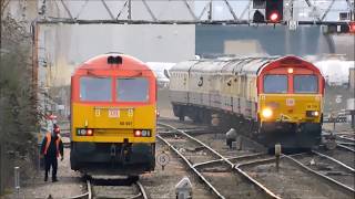 60001 and 66230 Top and Tail a Pathfinder Railtour 13/01/2018