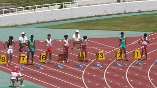 少年B男子100m決勝　2023千葉県国体最終選考会