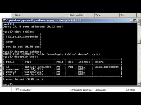 MySQL Tutorial for Beginners - 1 - Creating a Database and Adding Tables to it MySQL Tutorial for Beginners - 1 - Creating a Database and Adding Tables to it