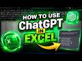 How to use ChatGPT in Excel for FREE | New Update 2026