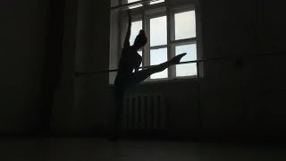 Ballerina Silhouette Stock Video