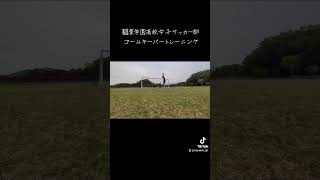 稲葉学園高校女子サッカー部ゴールキーパートレーニング切り取り動画　#サッカー#ゴールキーパー#なでしこ #大分県#竹田市#高校女子サッカー#高校サッカー#ゴールキーパートレーニング #九州女子サッカー