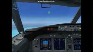 A 737-800 gliding to Male airport for an emergency landing (FSX Mission: Limited Options)