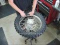 how to change a dirt bike tire part 1 of 2 pit pro mx 121108